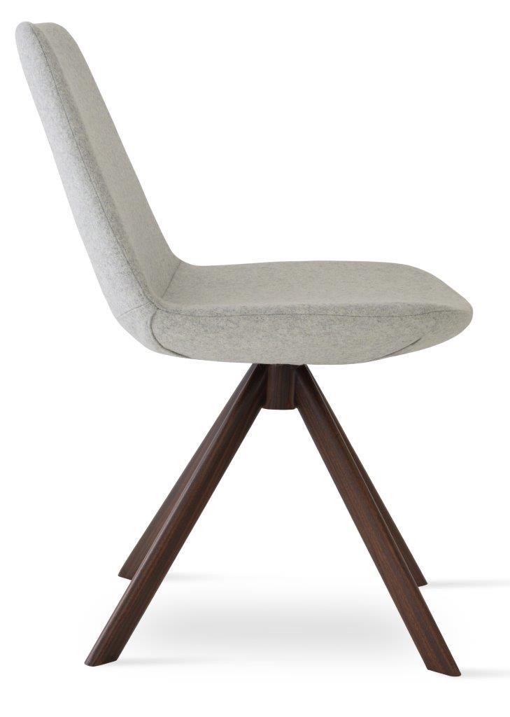 Eiffel Sword Swivel Dining Chair