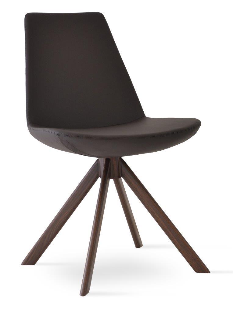 Eiffel Sword Swivel Dining Chair