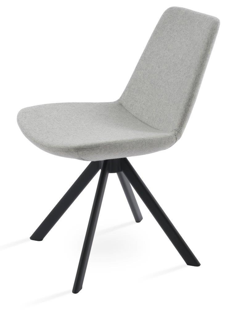 Eiffel Sword Swivel Dining Chair