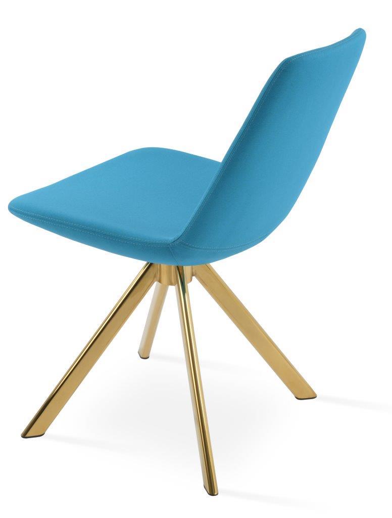 Eiffel Sword Swivel Dining Chair