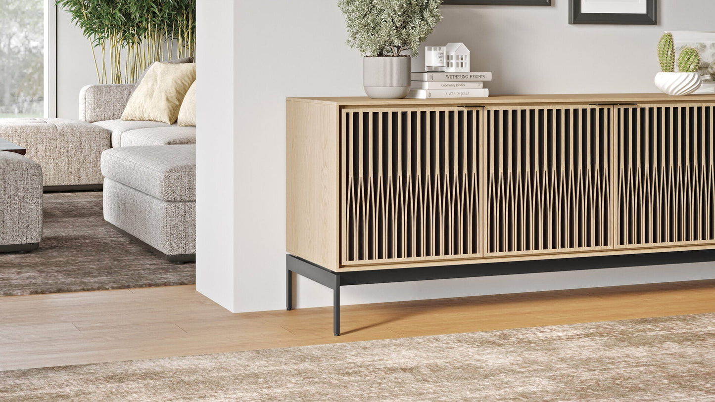 Elements 8709 Tune Media Cabinet with Console Base