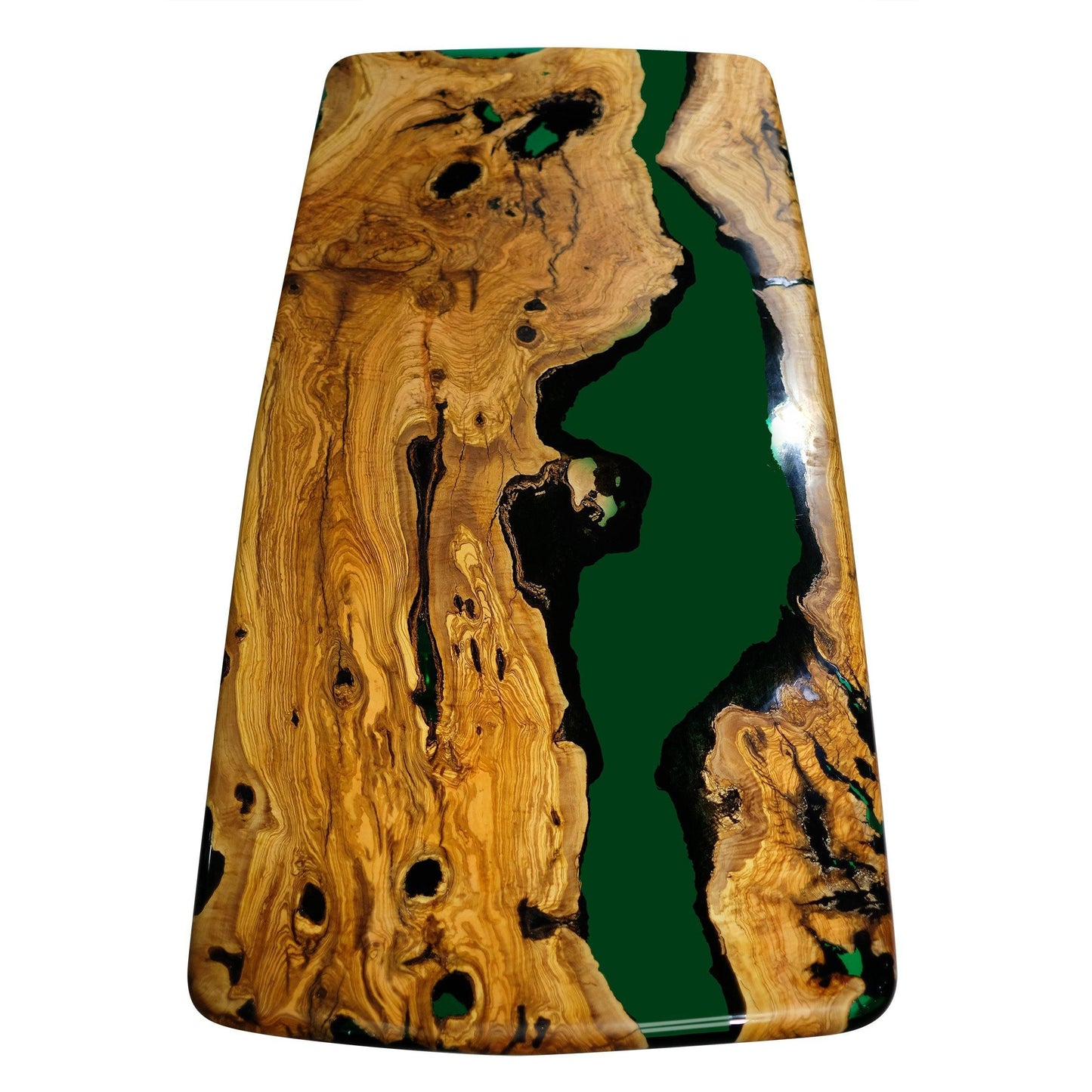 Elysion Green River Olive Wood Dining Table