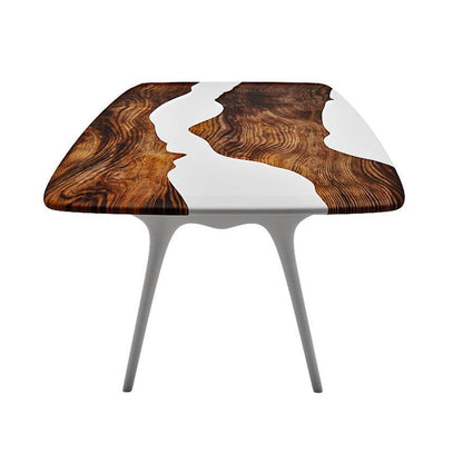 Elysion White River Walnut Dining Table