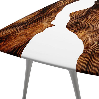 Elysion White River Walnut Dining Table
