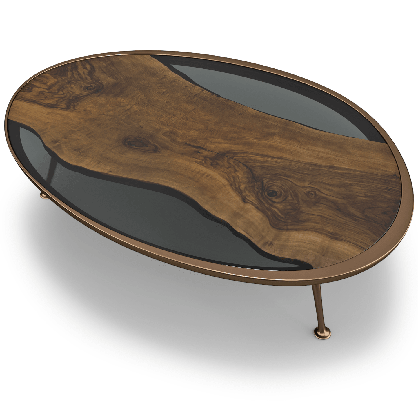 Eolia Walnut Wood Coffee Table
