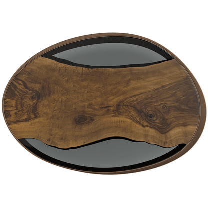 Eolia Walnut Wood Coffee Table