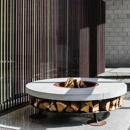 Ercole  Concrete Fire Pit By