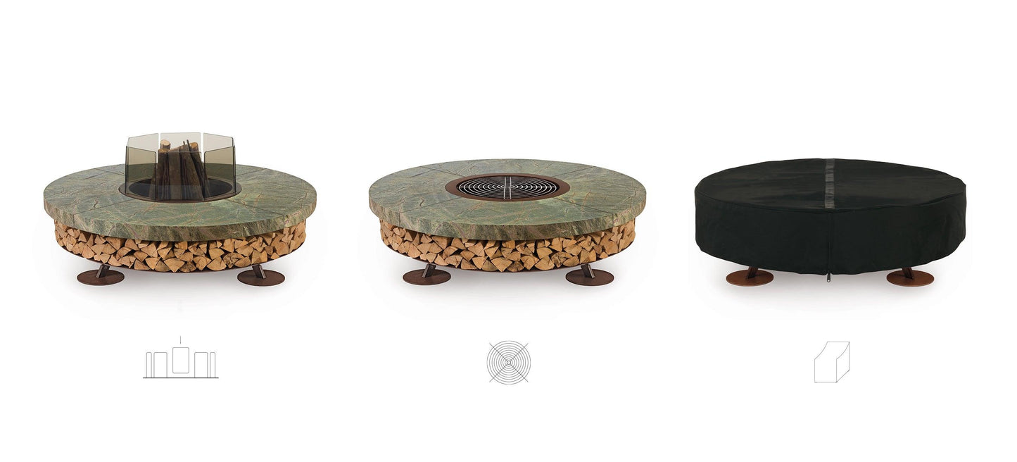 Ercole Marble Fire Pit