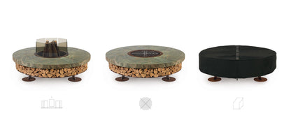 Ercole Marble Fire Pit