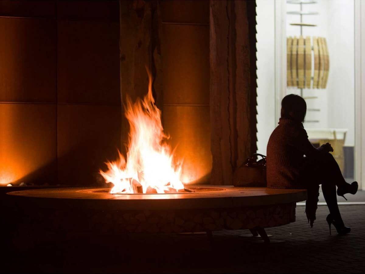 Ercole Marble Fire Pit
