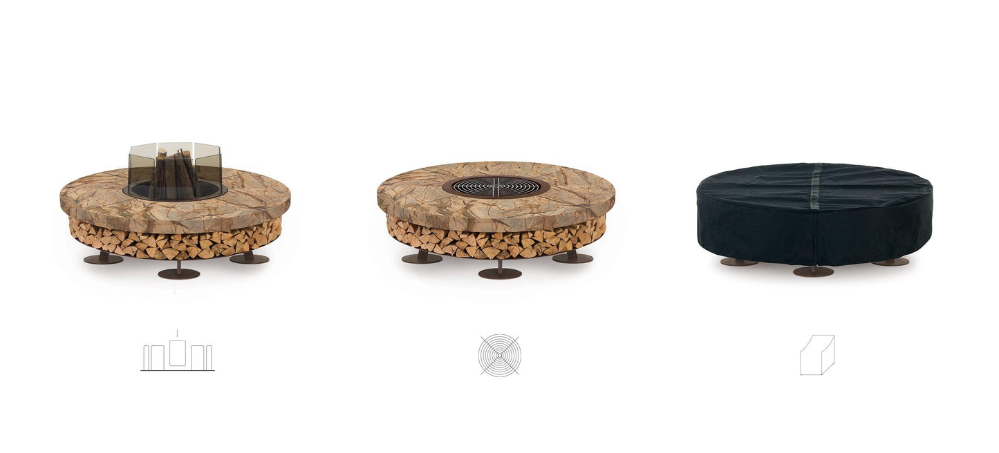 Ercole Marble Fire Pit