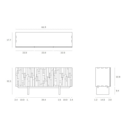 Mosaic sideboard