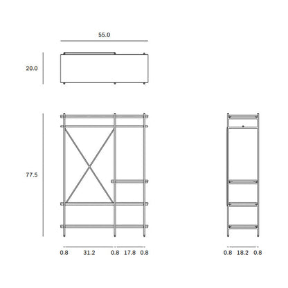 Oscar hanging rack