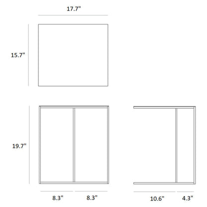 Triptic side table