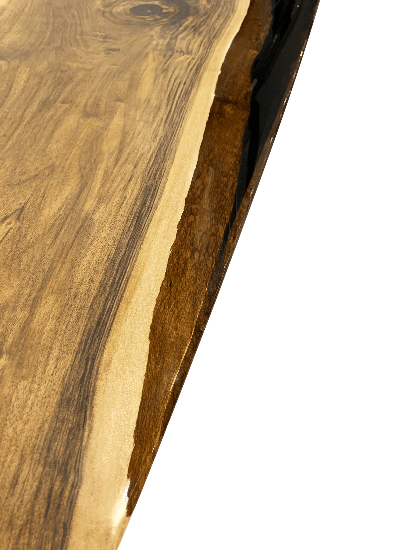Evohe Black River Walnut Wood Dining Table