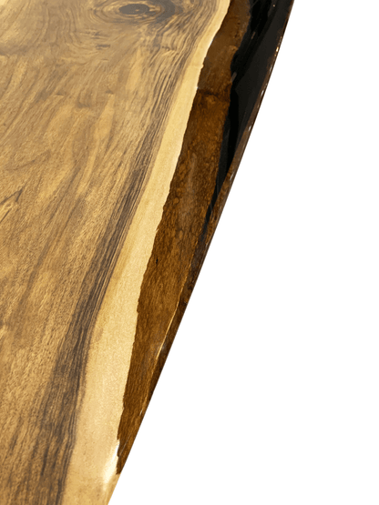 Evohe Black River Walnut Wood Dining Table