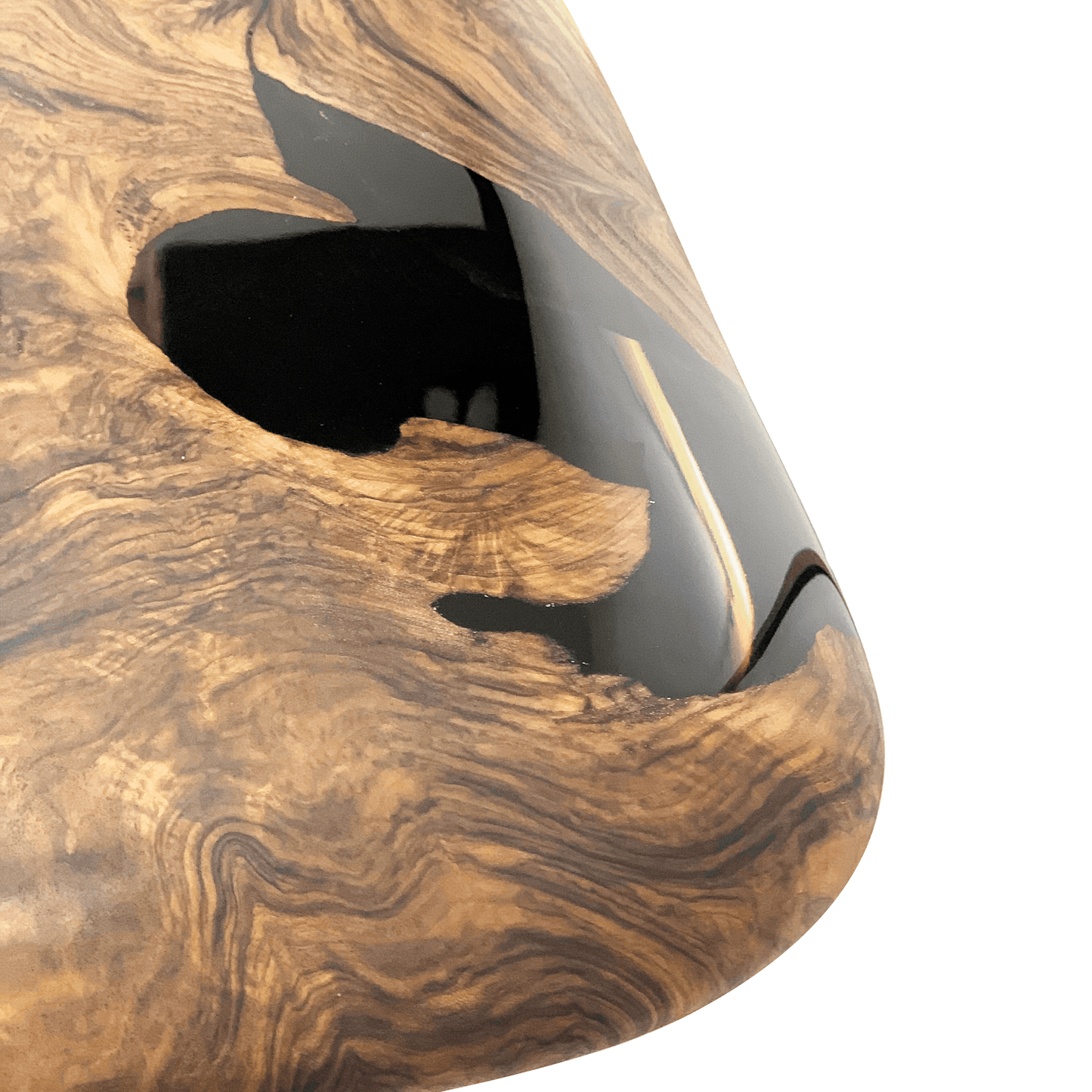 Evohe Black River Walnut Wood Dining Table