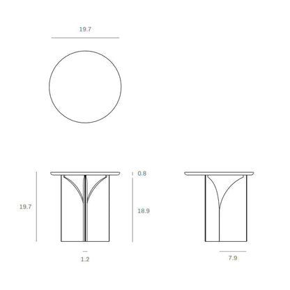 Fin Side Table