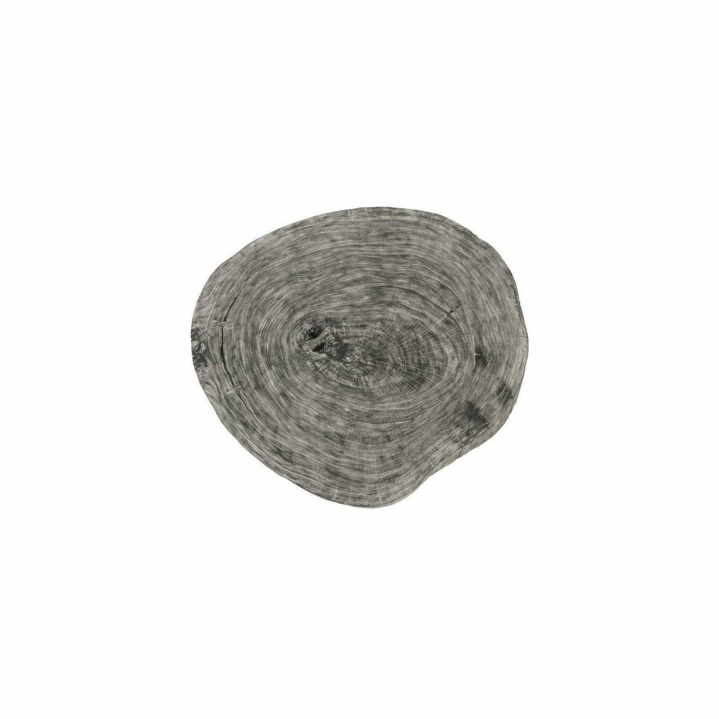 Floating Round Gray Coffee Table