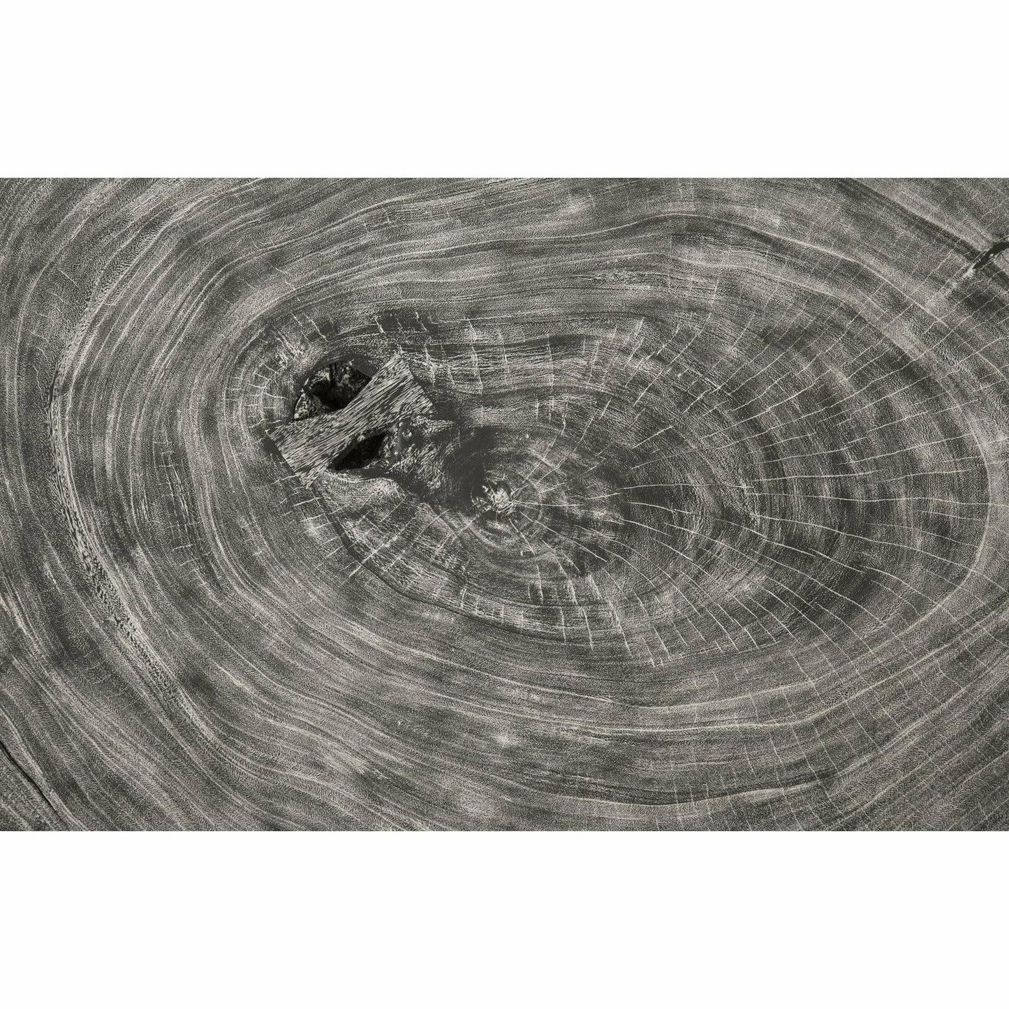 Floating Round Gray Coffee Table