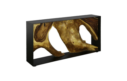 Framed Console Table Natural TH107957