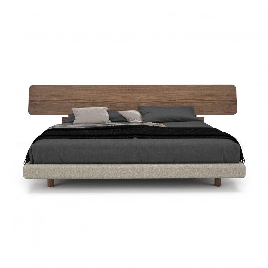 Frank Bed with Wood Headboard