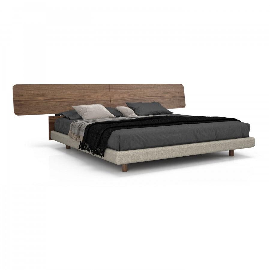Frank Bed with Wood Headboard