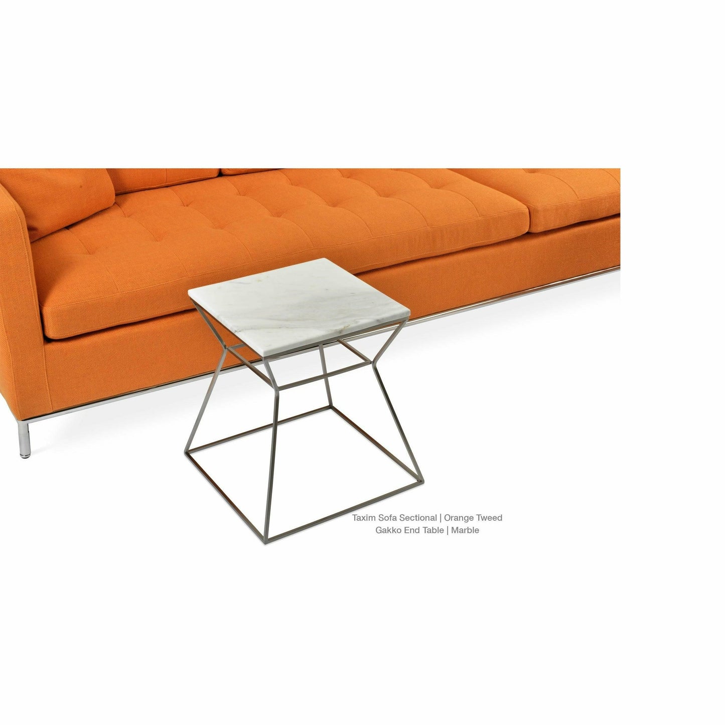 GAKKO MARBLE TOP END TABLE