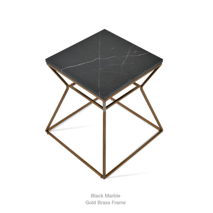 GAKKO MARBLE TOP END TABLE