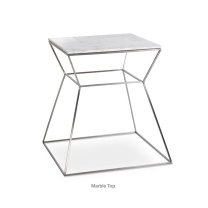 GAKKO MARBLE TOP END TABLE