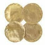 Galvanized Circle Wall Décor, Silver Leaf, Set of 4
