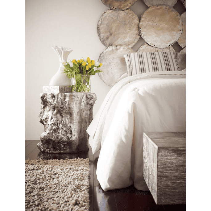 Galvanized Circle Wall Décor, Silver Leaf, Set of 4