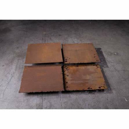 Galvanized Square Wall Décor Set of 4
