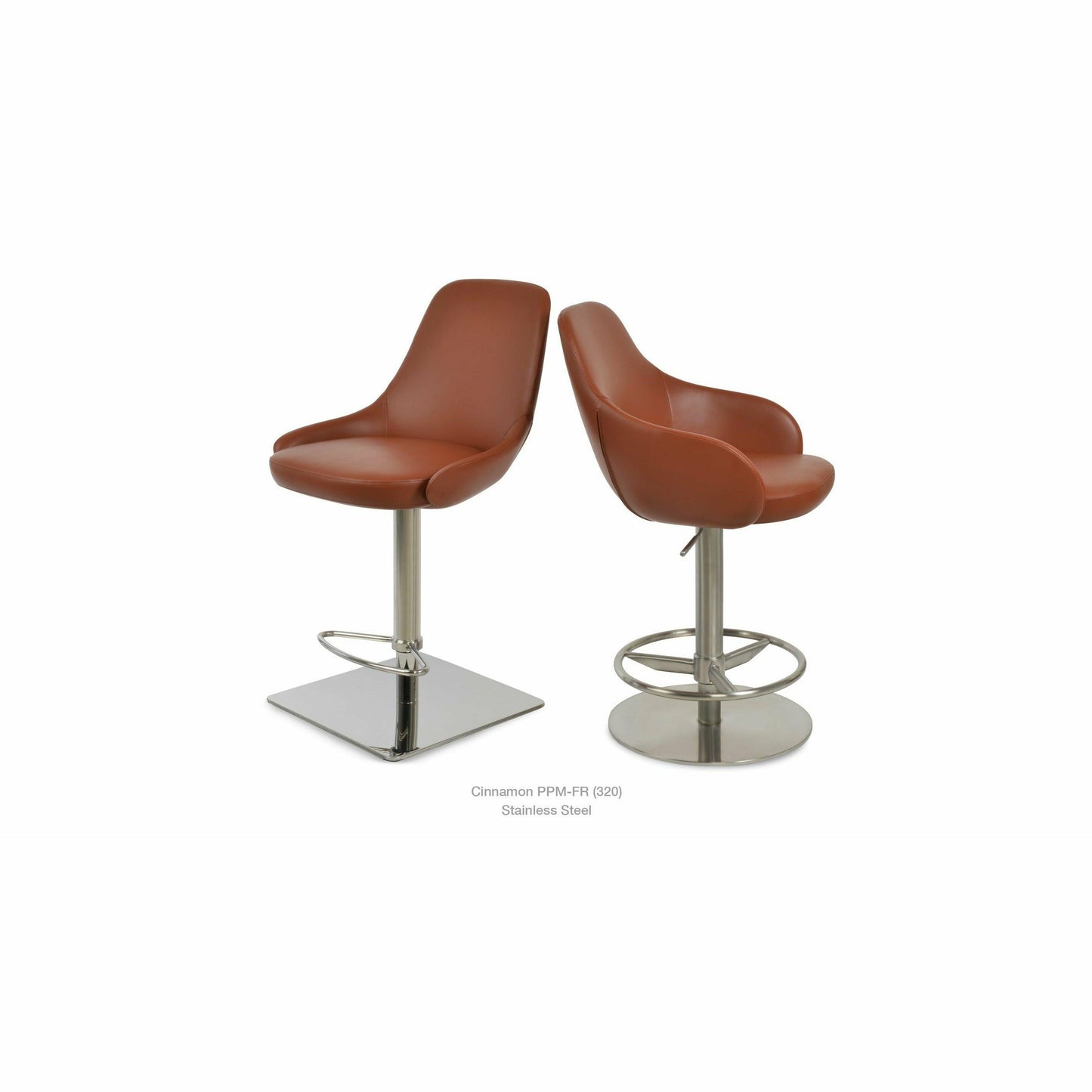 GAZEL ARM PISTON SWIVEL STOOL