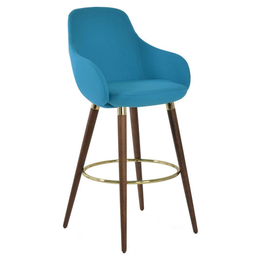 GAZEL ARM WOOD STOOL