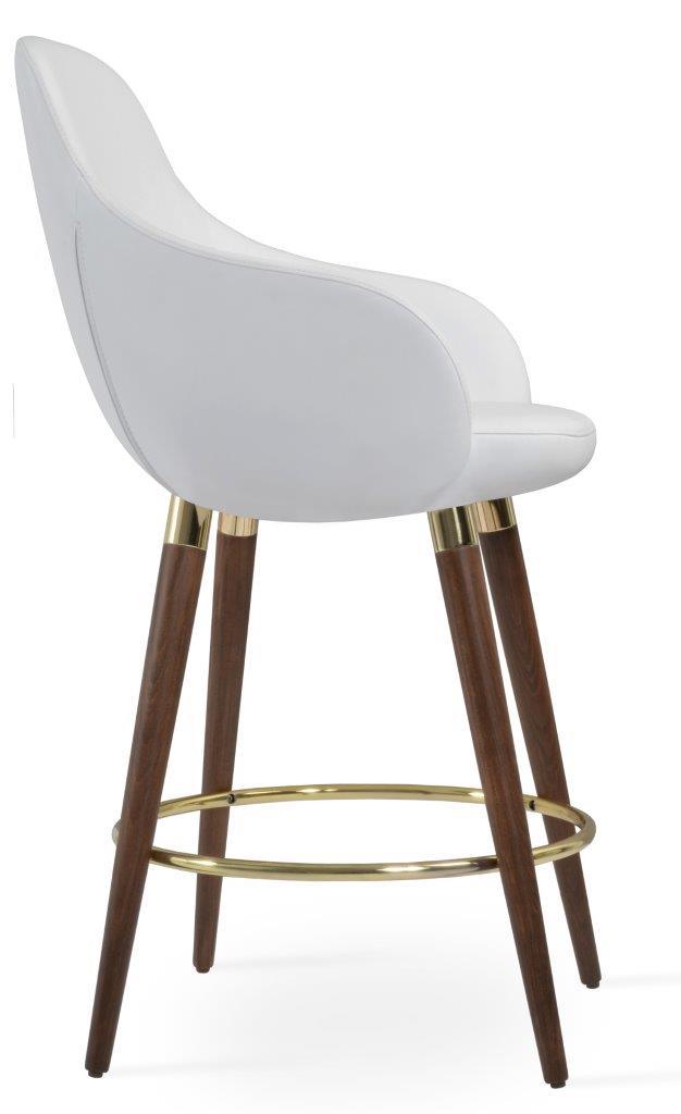 GAZEL ARM WOOD STOOL