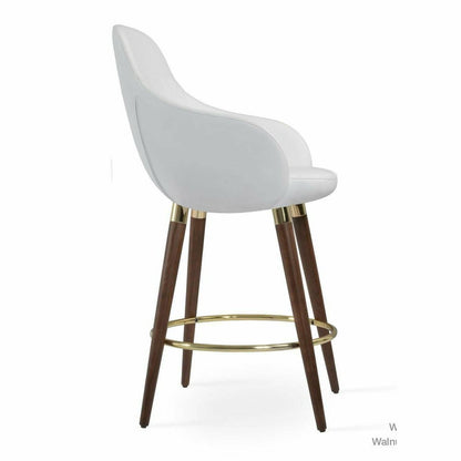 GAZEL ARM WOOD STOOL