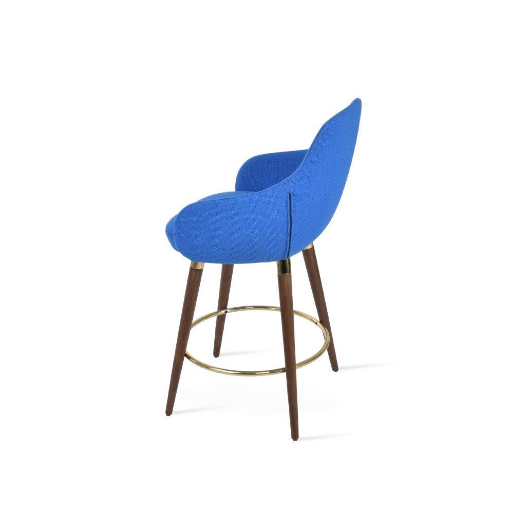 GAZEL ARM WOOD STOOL