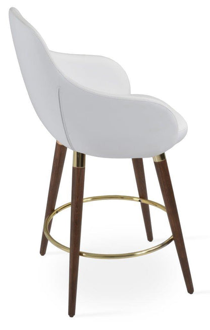 GAZEL ARM WOOD STOOL