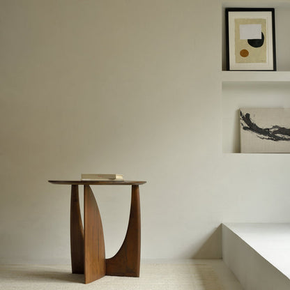 Geometric side table