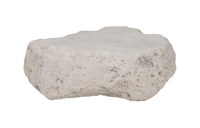 Cast Boulder Coffee Table Small , Roman Stone