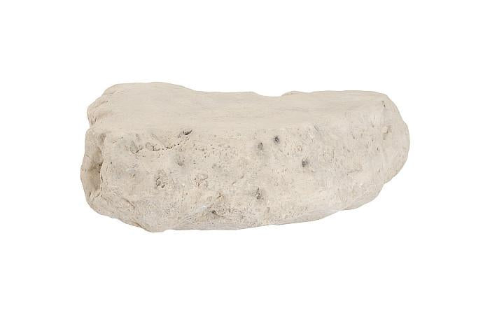 Cast Boulder Coffee Table Large , Roman Stone