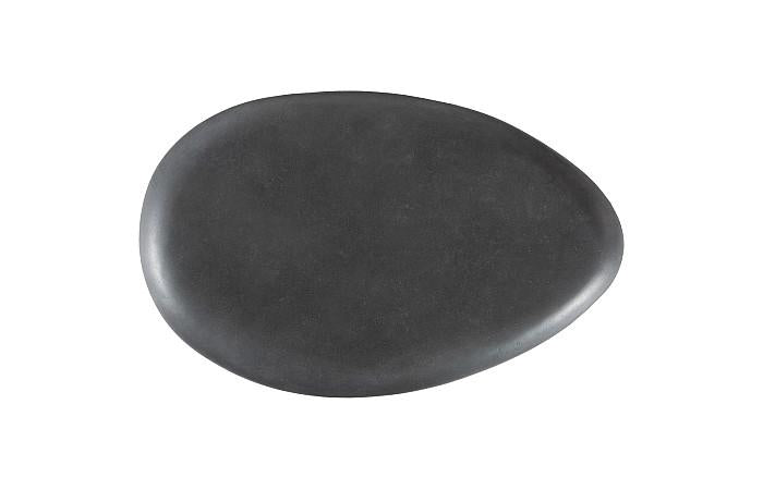 River Stone Coffee Table Large, Charcoal Stone