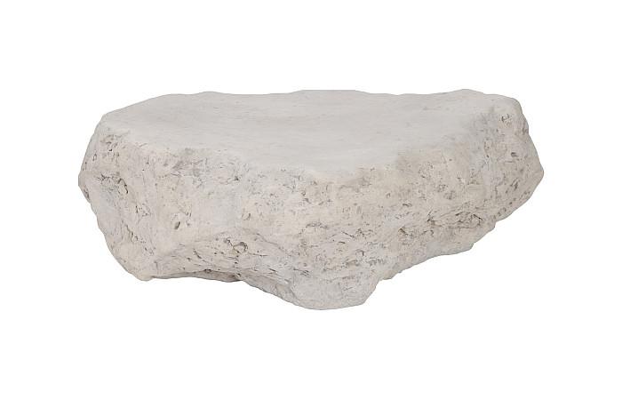 Cast Boulder Coffee Table Small , Roman Stone