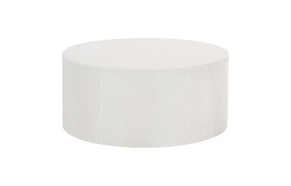 Groovy Coffee Table, White Stone