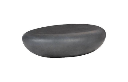 River Stone Coffee Table Large, Charcoal Stone