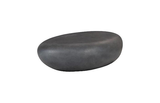 River Stone Coffee Table Small, Charcoal Stone