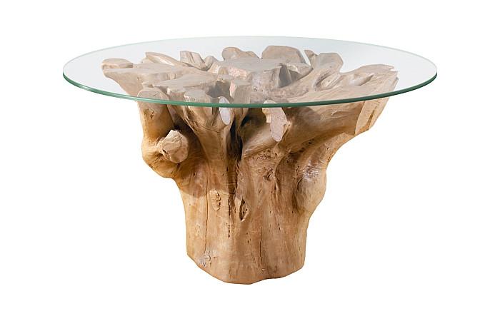 Cast Root Round Dining Table , Bois