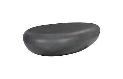 River Stone Coffee Table Large, Charcoal Stone