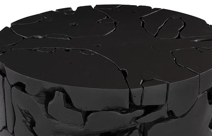 Teak Chunk Round Coffee Table